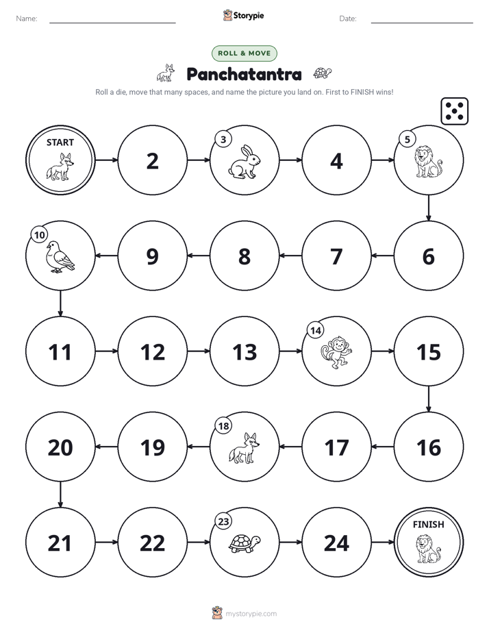 Roll & Move Game