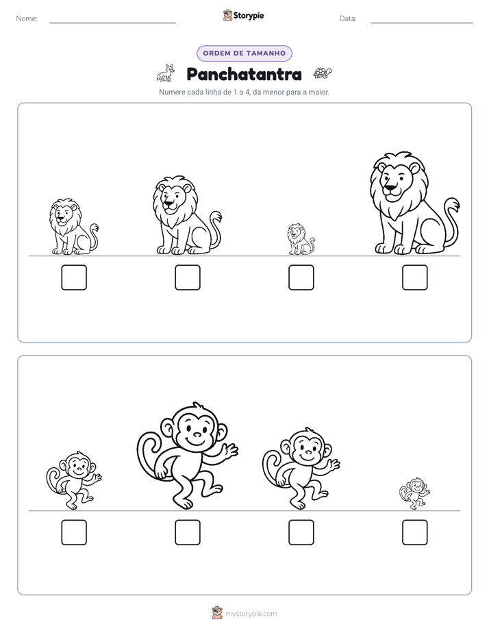 Ordem de Tamanho