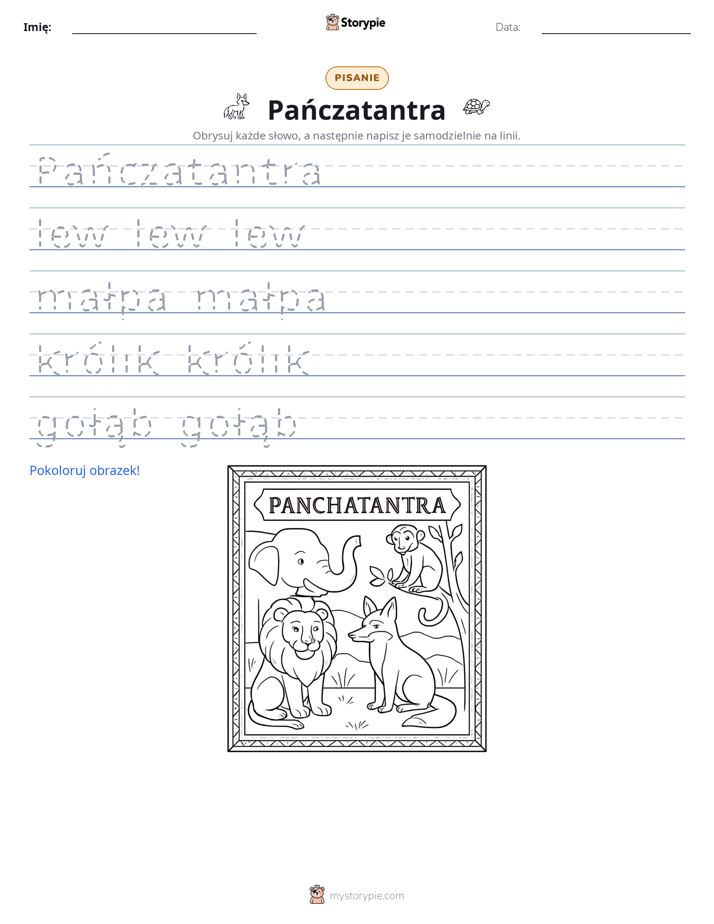 Ćwiczenie Pisania