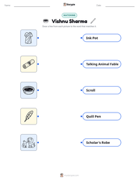 Vishnu Sharma printable worksheet preview