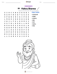 Vishnu Sharma printable worksheet preview