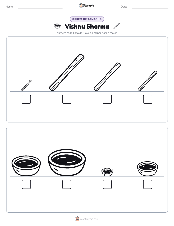 Ordem de Tamanho