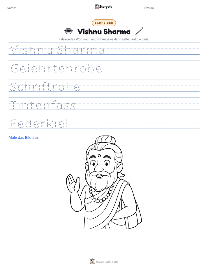 Schreibübung