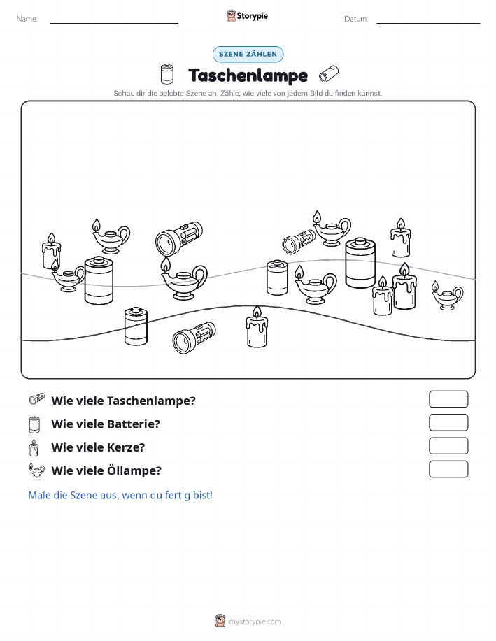 Zähl-Szene