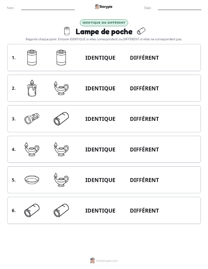Identique ou Différent
