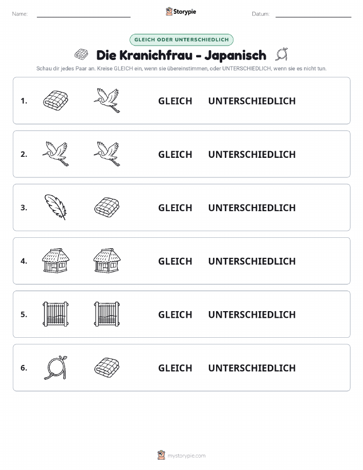 Gleich oder Anders