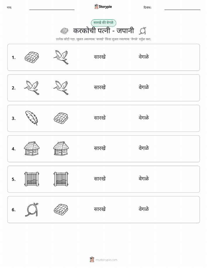 समान की भिन्न
