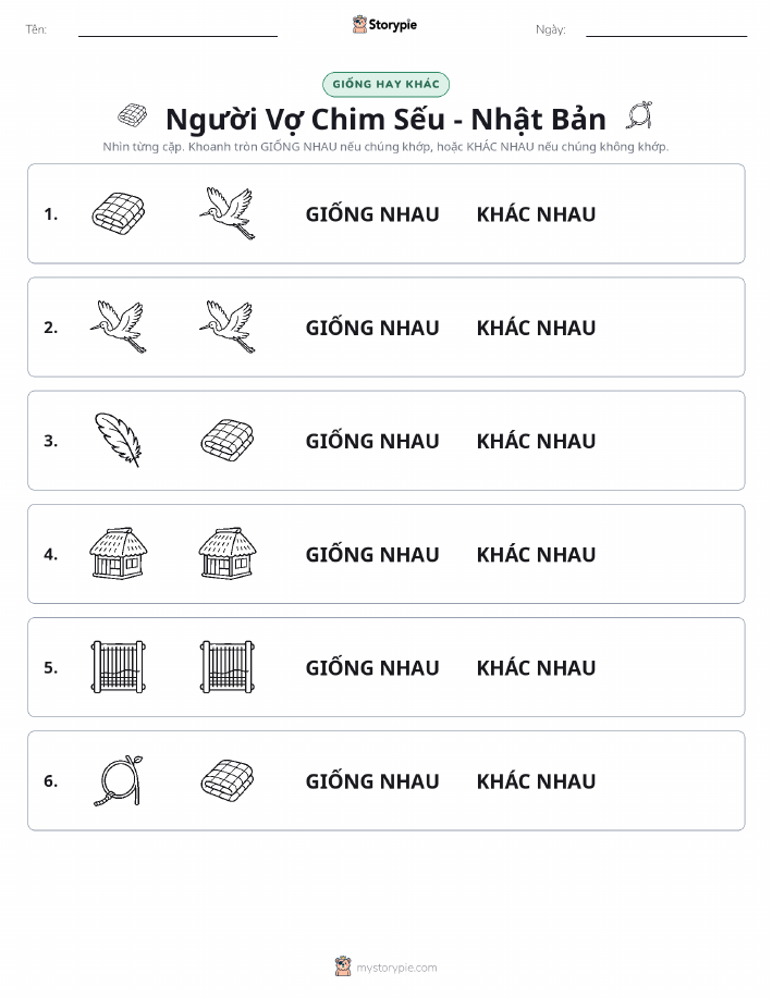 Giống Hay Khác