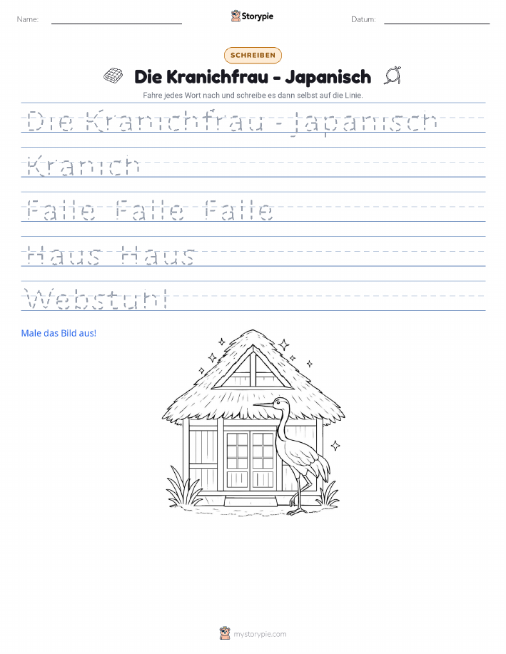 Schreibübung
