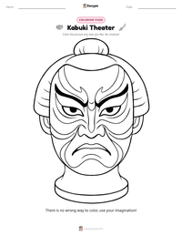 Kabuki Theater printable worksheet preview