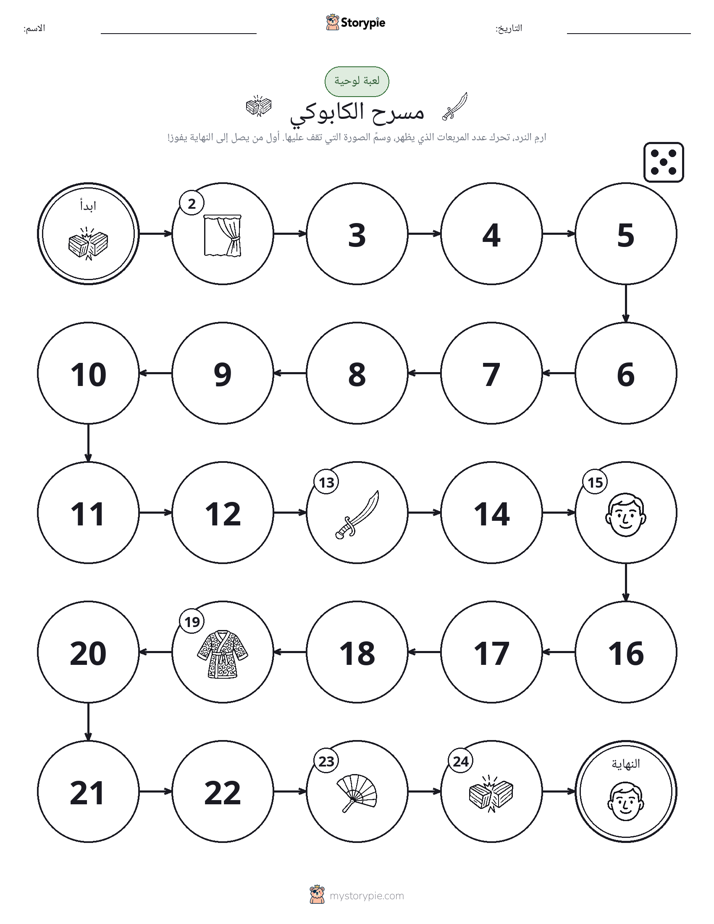 لعبة لف و تحرك