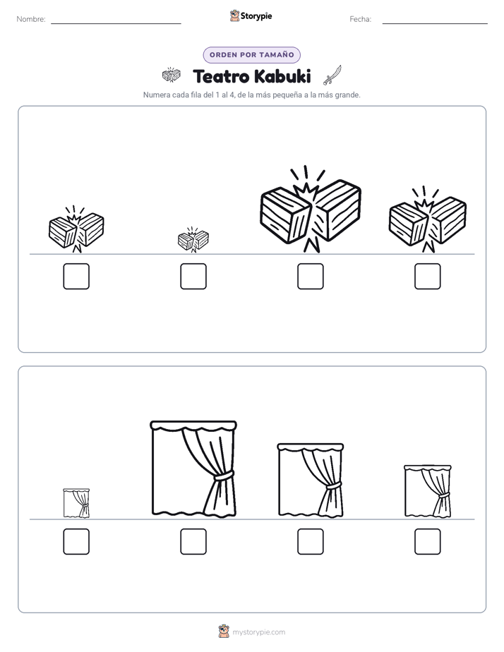 Orden de Tamaños