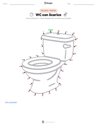 Anteprima della scheda stampabile di WC a Sciacquone