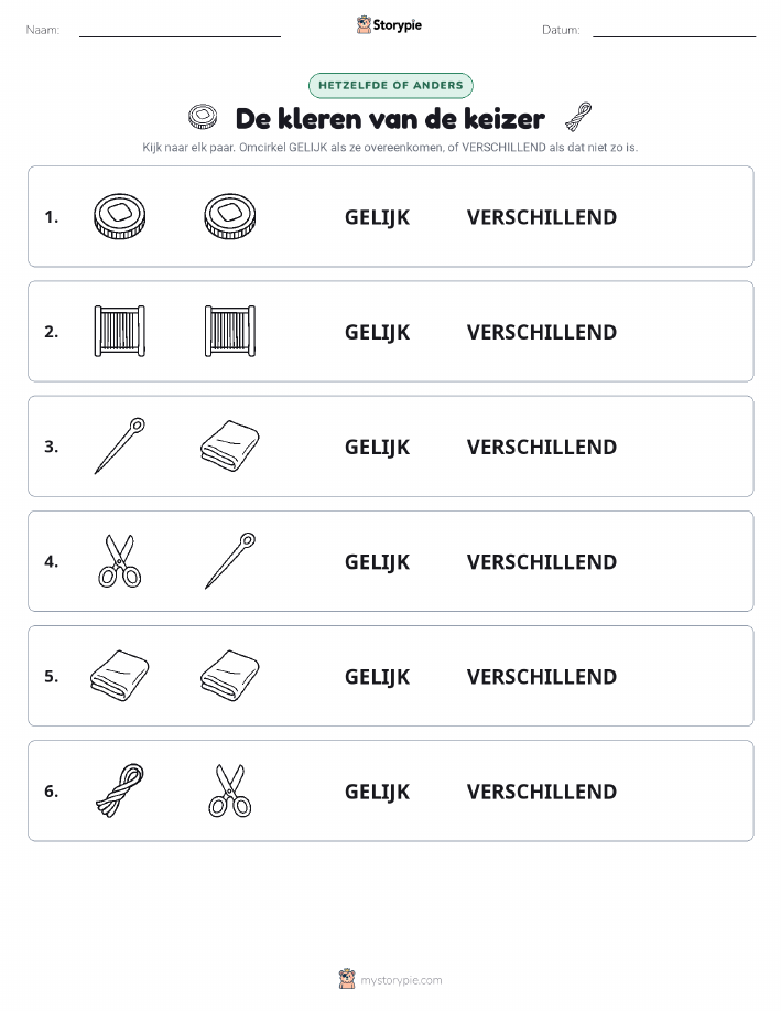 Zelfde of Verschillend