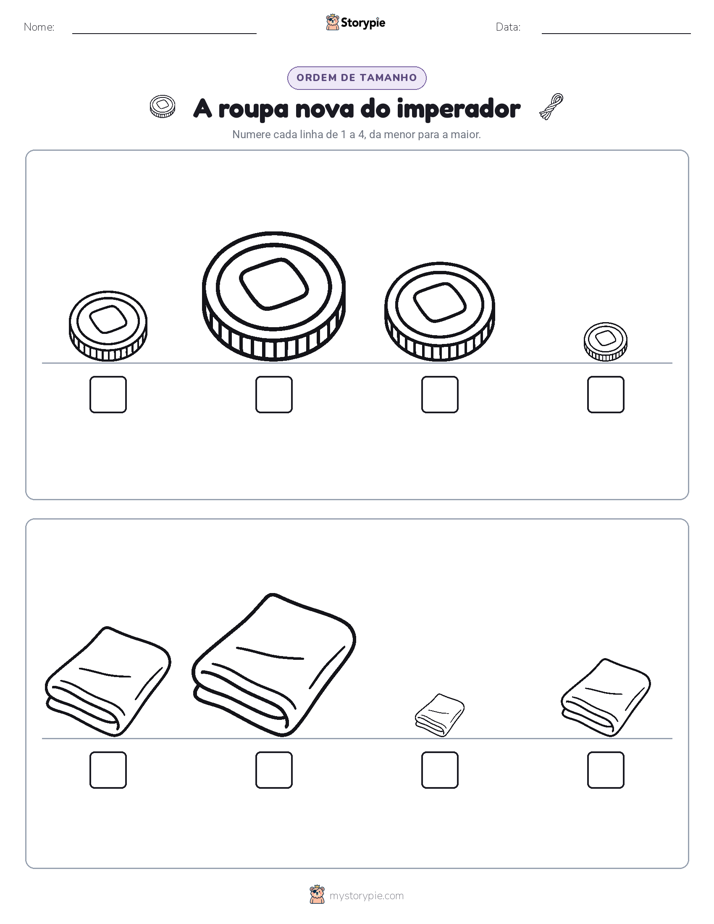 Ordem de Tamanho