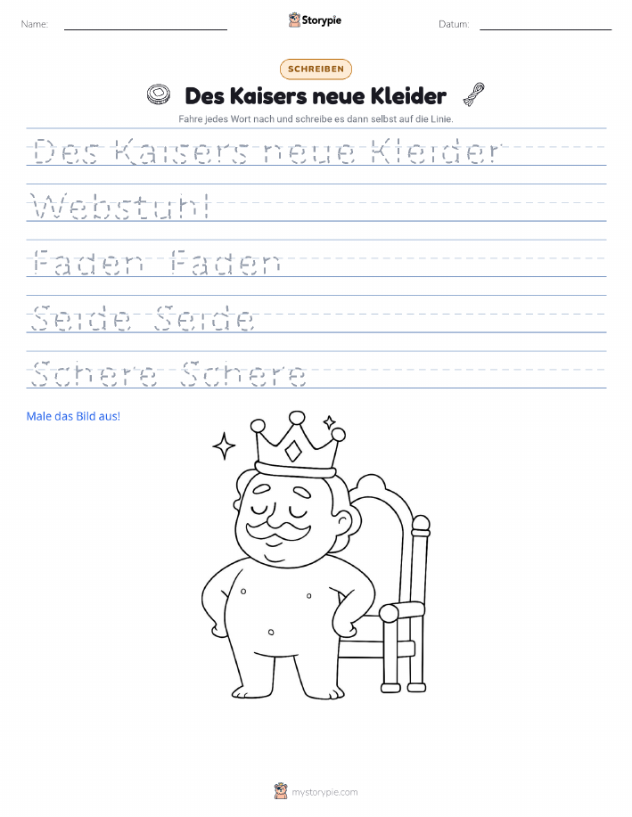 Schreibübung