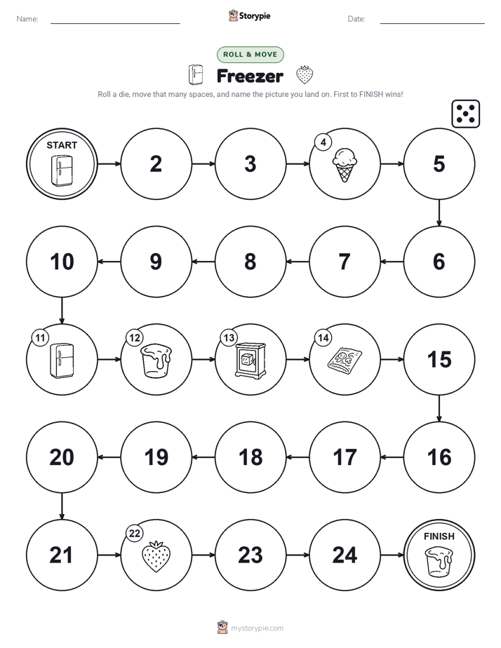 Roll & Move Game