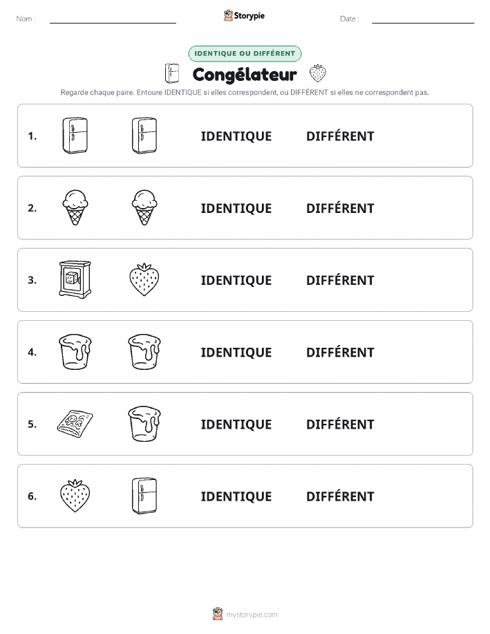 Identique ou Différent