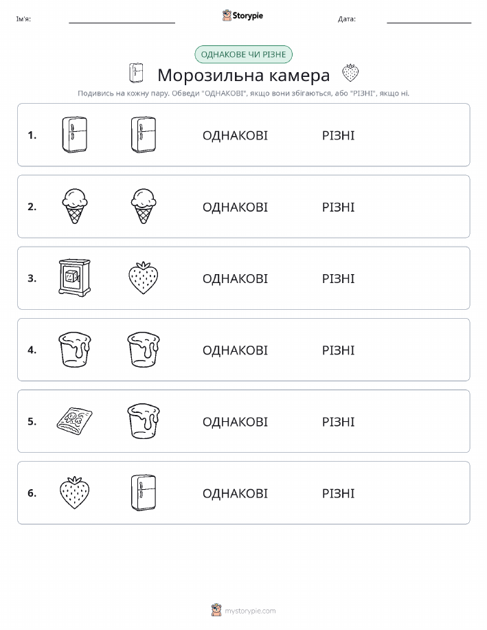 Однакові чи різні