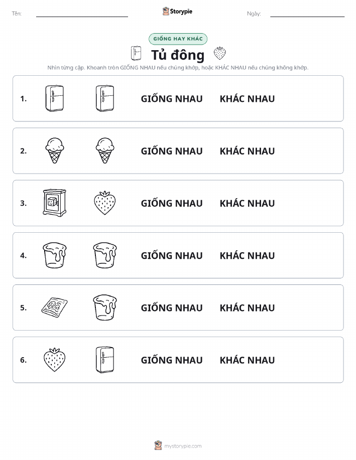 Giống Hay Khác