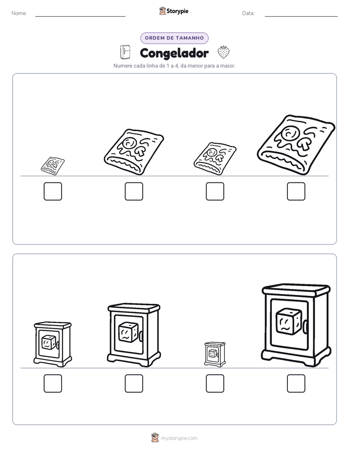 Ordem de Tamanho