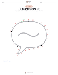 Peer Pressure printable worksheet preview