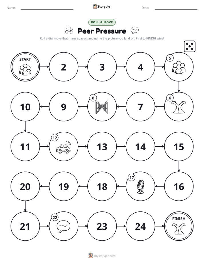Roll & Move Game