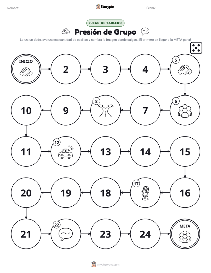 Juego de Rueda y Avanza