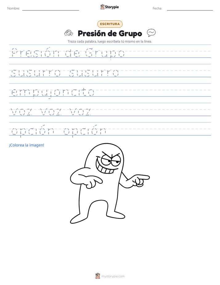 Práctica de Escritura