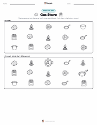 Gas Stove printable worksheet preview
