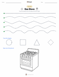 Gas Stove printable worksheet preview