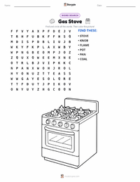 Gas Stove printable worksheet preview