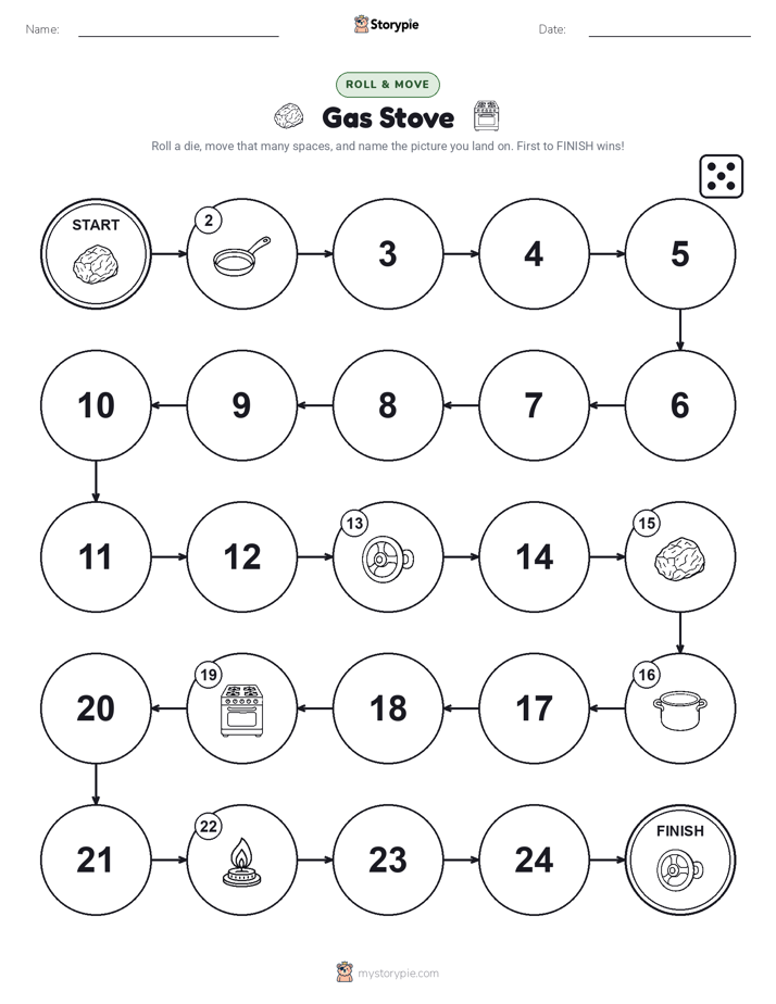 Roll & Move Game