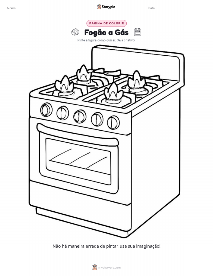 Página para colorir