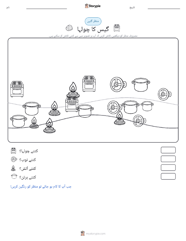 گنتی کا منظر
