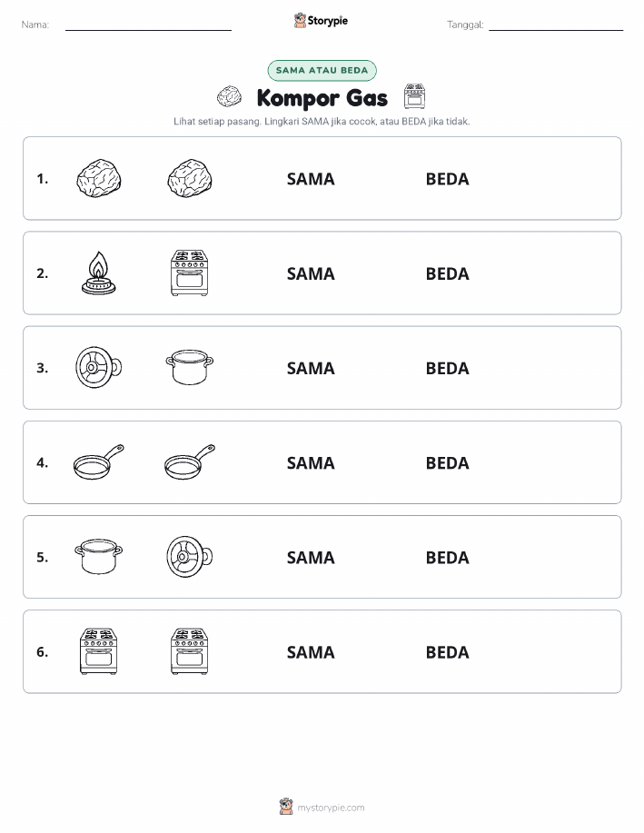 Sama atau Berbeda