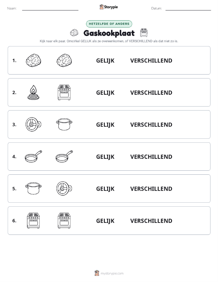 Zelfde of Verschillend