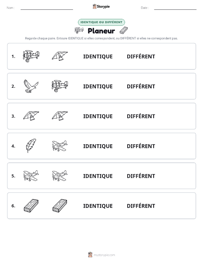 Identique ou Différent