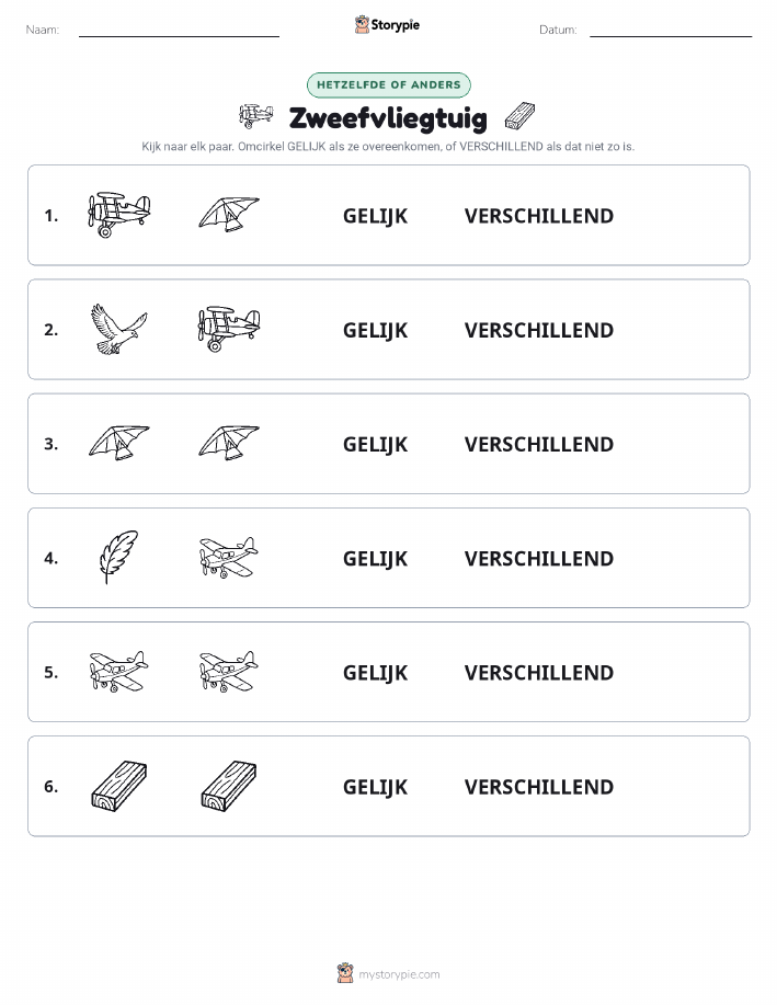 Zelfde of Verschillend