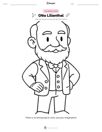 Otto Lilienthal printable worksheet preview