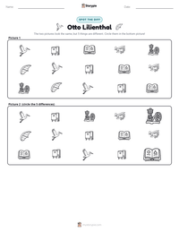 Otto Lilienthal printable worksheet preview