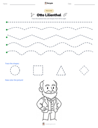 Otto Lilienthal printable worksheet preview