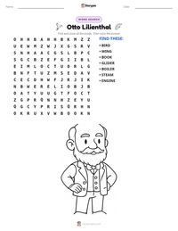 Otto Lilienthal printable worksheet preview
