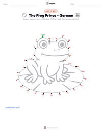 The Frog Prince - German printable worksheet preview