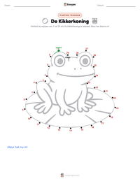 De Kikkerkoning - Duits afdrukbare werkblad voorbeeld