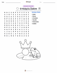 Podgląd drukowalnego arkusza ćwiczeń Żabi Król - Niemiecki