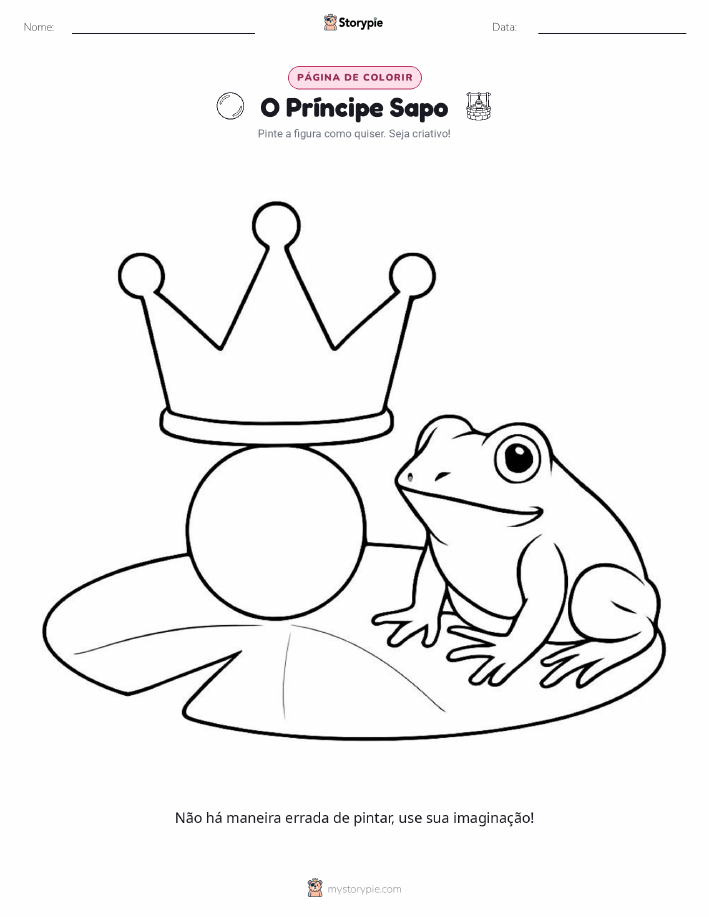 Página para colorir