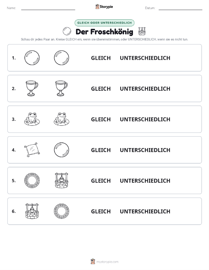 Gleich oder Anders