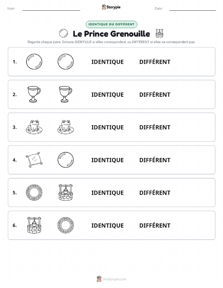 Identique ou Différent