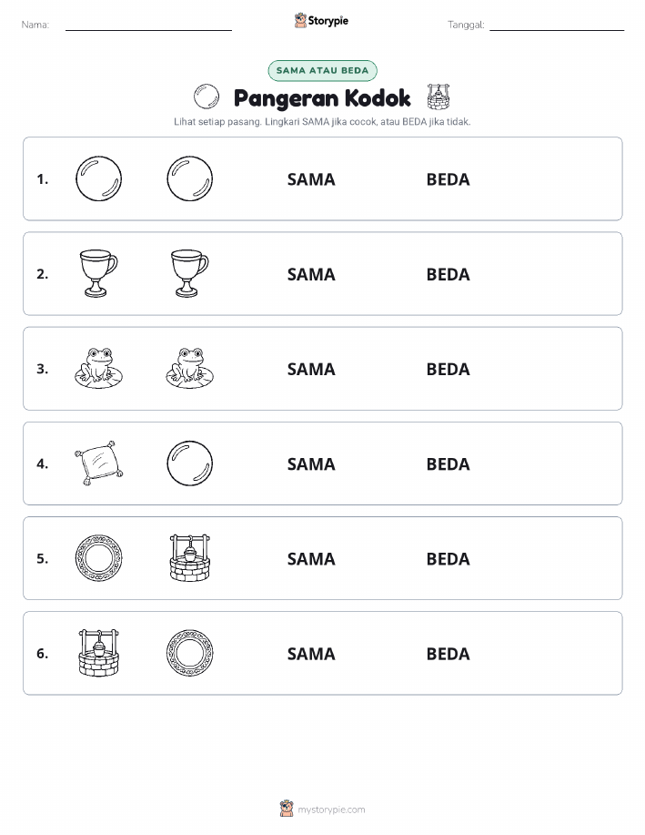 Sama atau Berbeda
